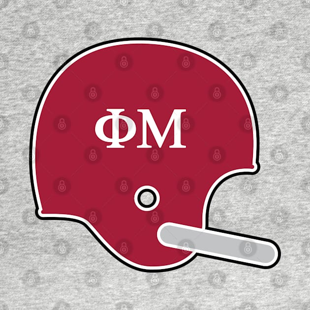 Alabama Phi Mu Retro Helmet by Rad Love